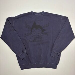 Faded Purple High Five Project:Atom Crewneck Sweatshirt